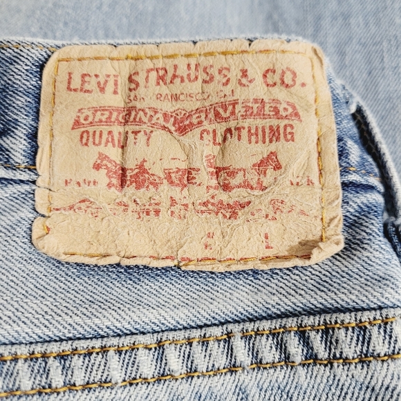 LEVI'S 550 Relaxed Fit Distressed Denim Jeans 100% Cotton Size 36x30 Unisex - Picture 8 of 12